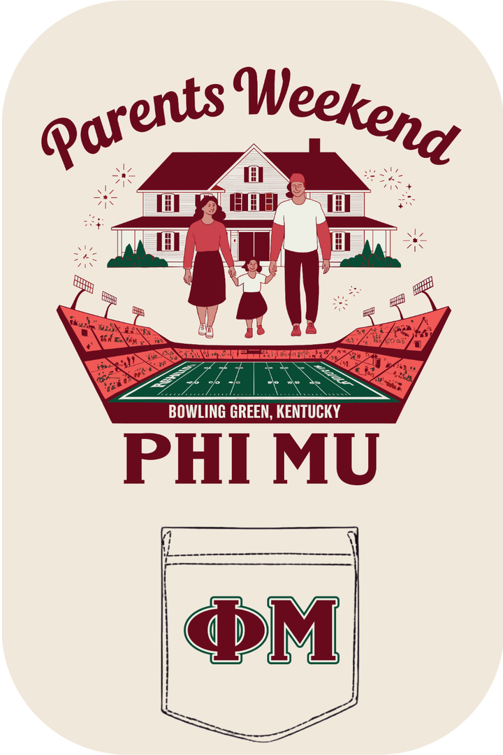 Custom Parents Weekend Phi Mu