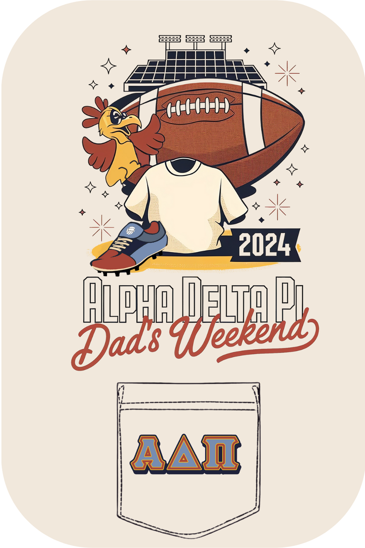 Custom Alpha Delta Pi Dad's Weekend