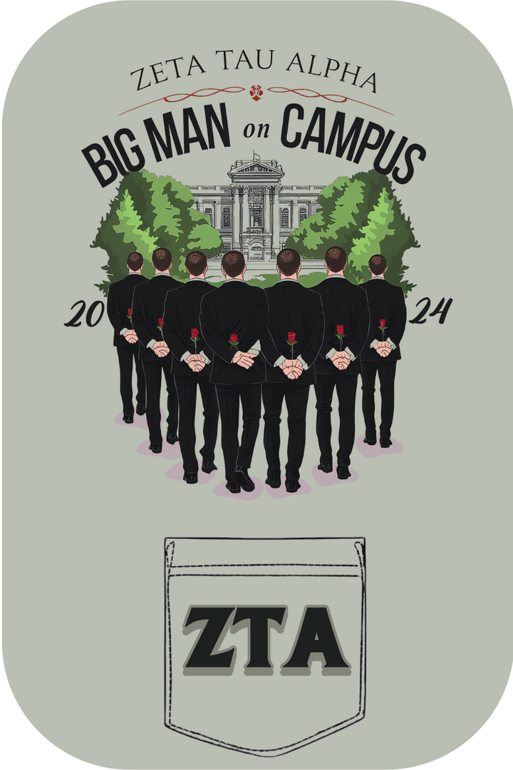 Custom Zeta Tau Alpha Big Man on Campus