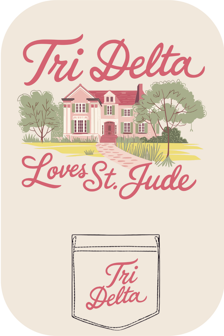 Custom Tri Delta Loves St. Jude