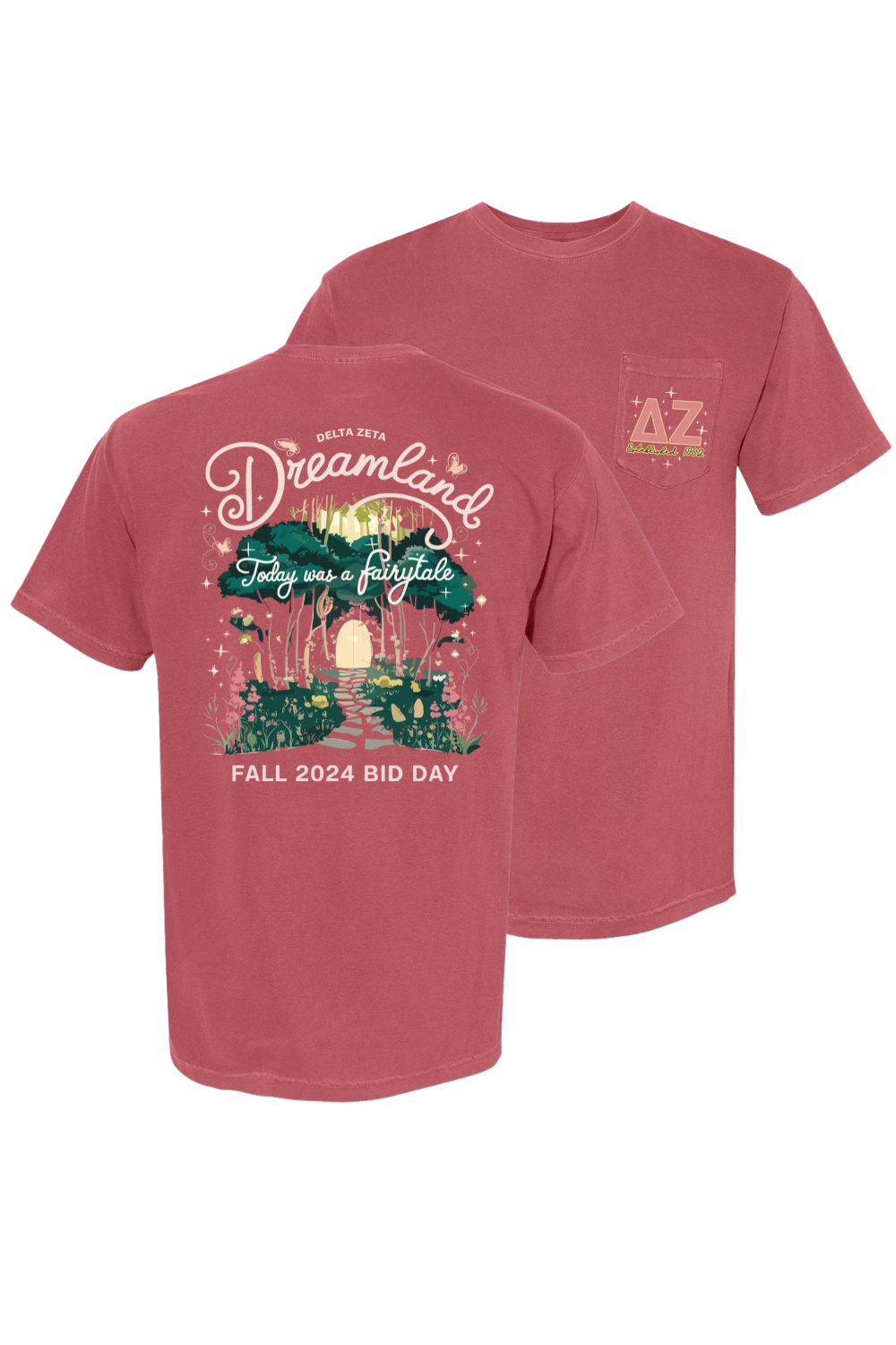 Custom Fall Bid Day Delta Zeta Dreamland