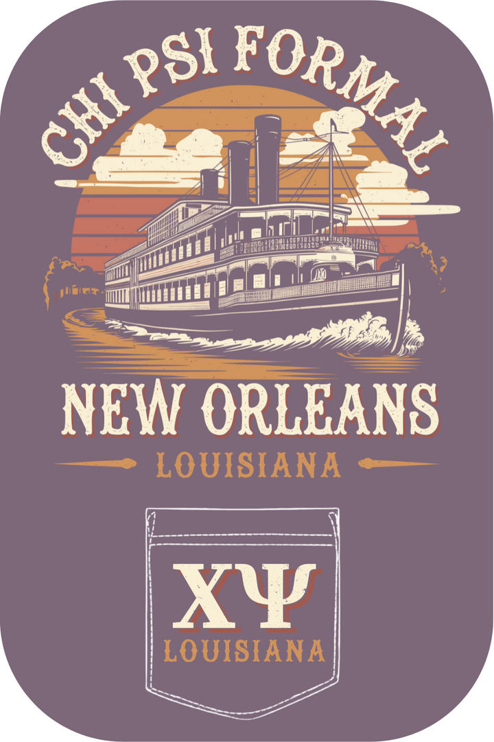 Custom Chi Psi Formal New Orleans Louisiana