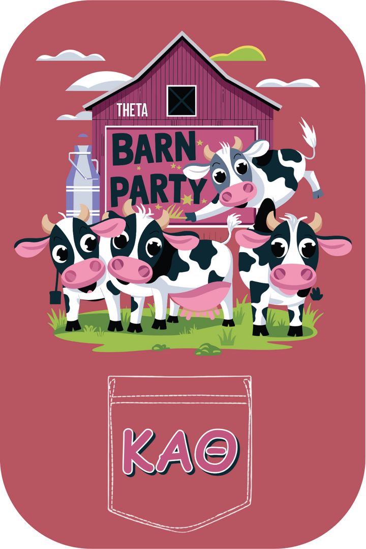 Custom Theta Barn Party