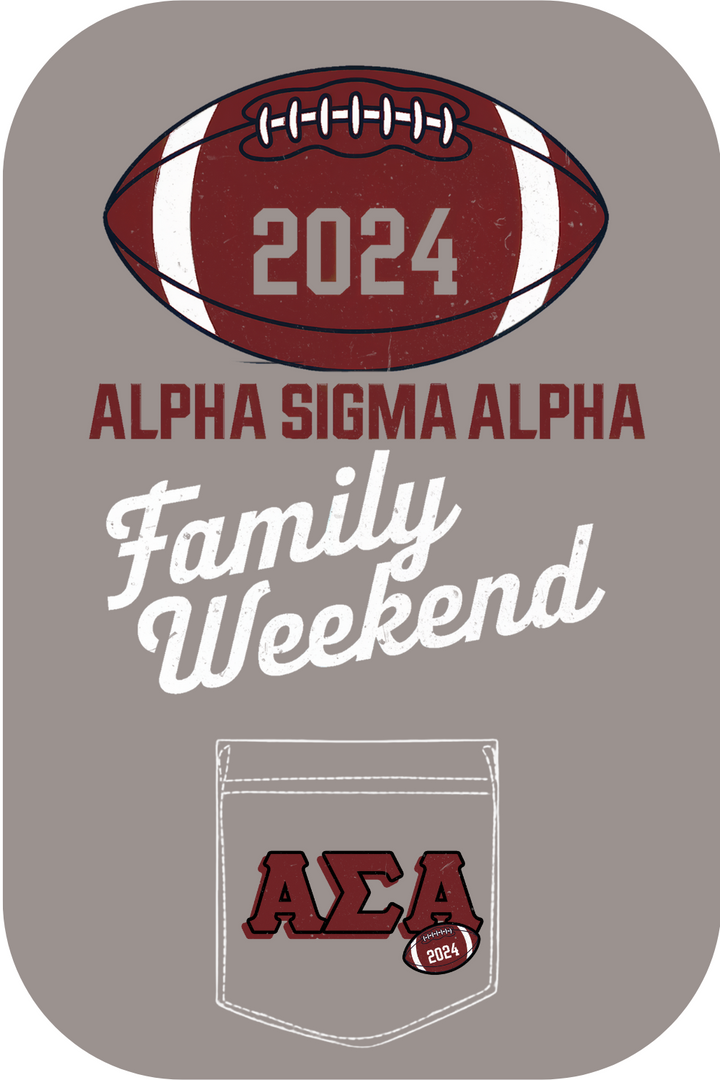 Custom Alpha Sigma Alpha Family Weekend