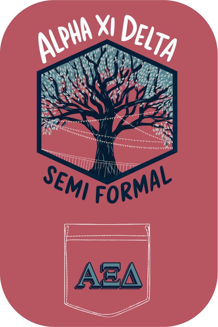 Custom Alpha Xi Delta Semi Formal