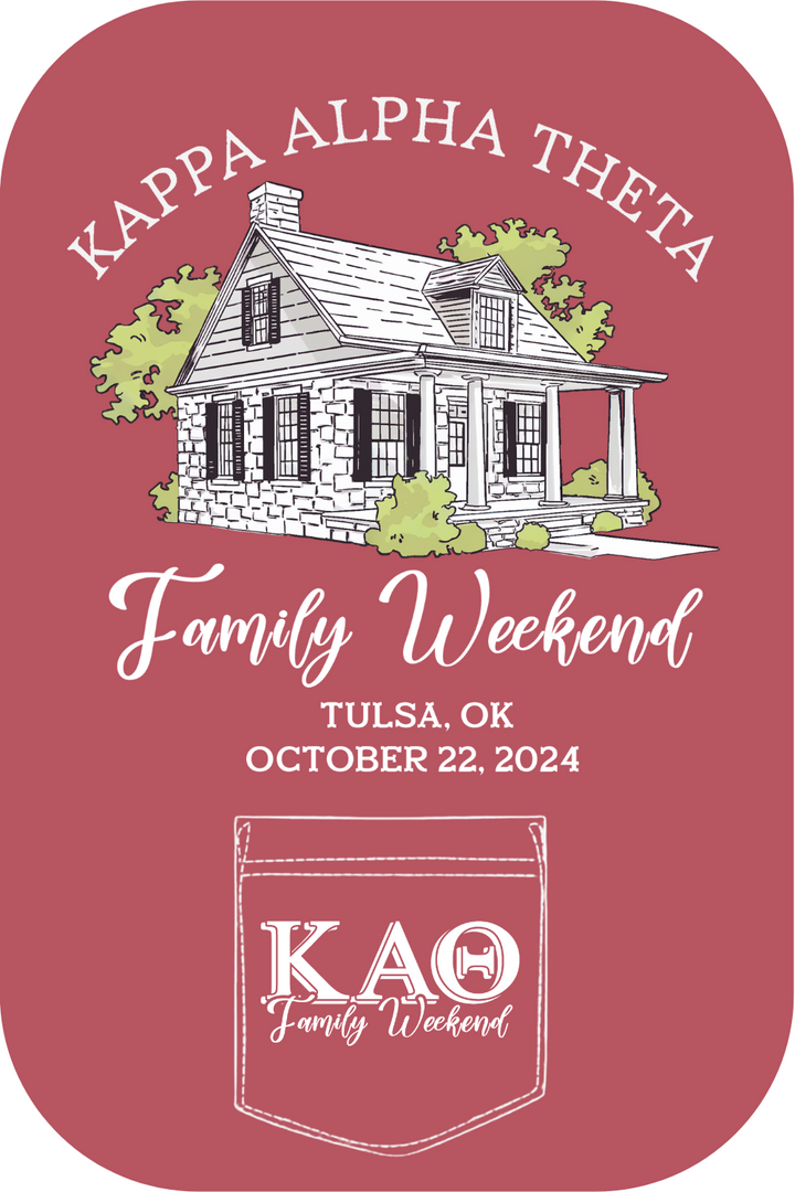 Custom Kappa Alpha Theta Family Weekend