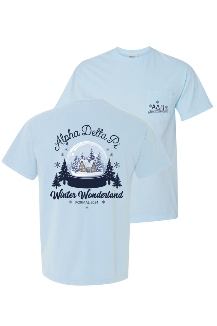 Custom Alpha Delta Pi Winter Wonderland