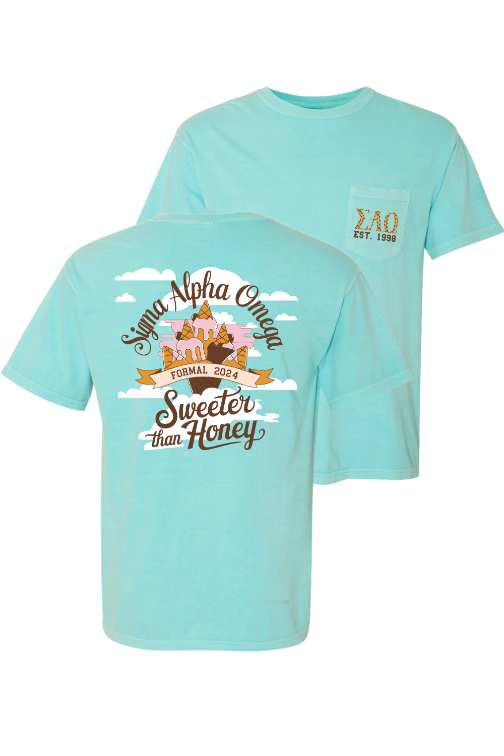 Custom Sigma Alpha Omega Sweeter Than Honey