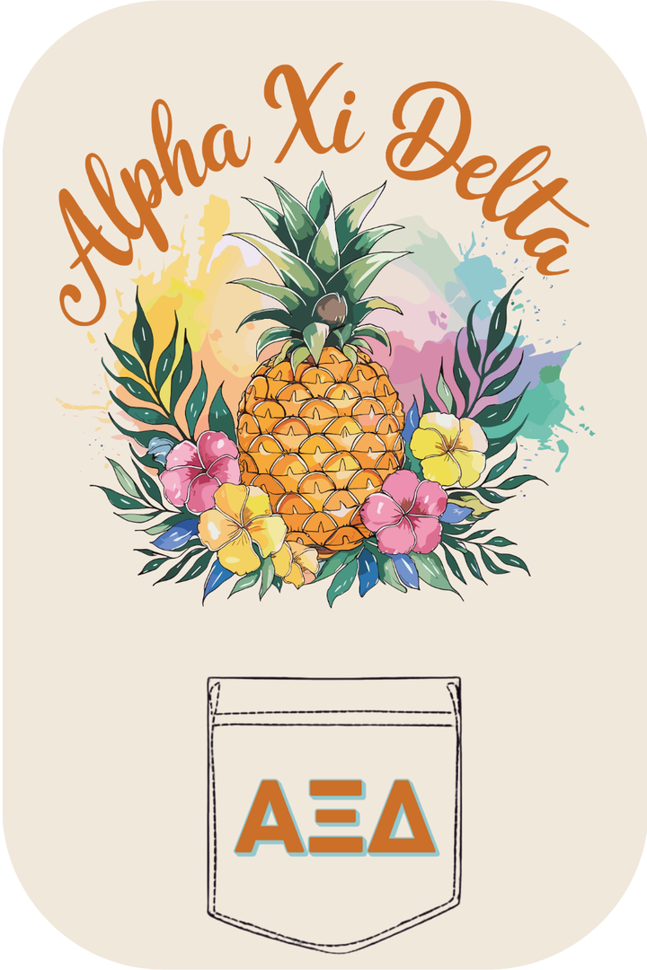 Custom Alpha Xi Delta Pineapple