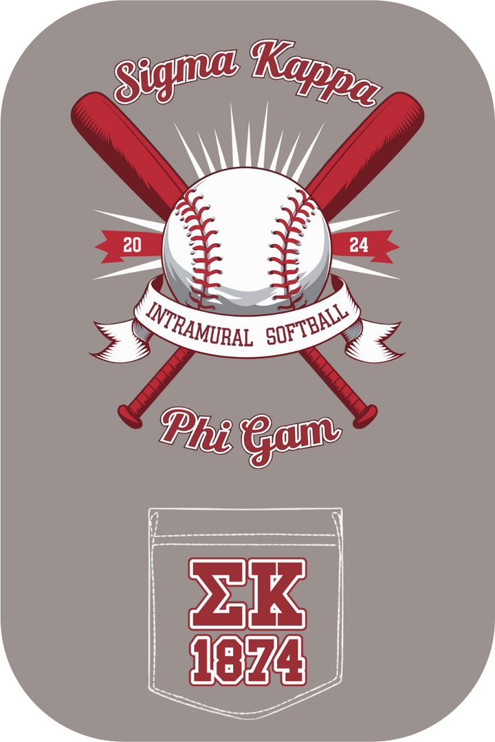 Custom Sigma Kappa Phi Gam Intramural Soft Ball