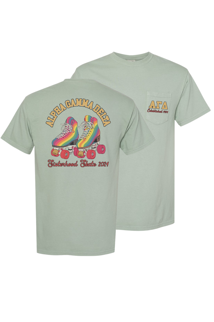 Custom Alpha Gamma Delta Sisterhood Skate