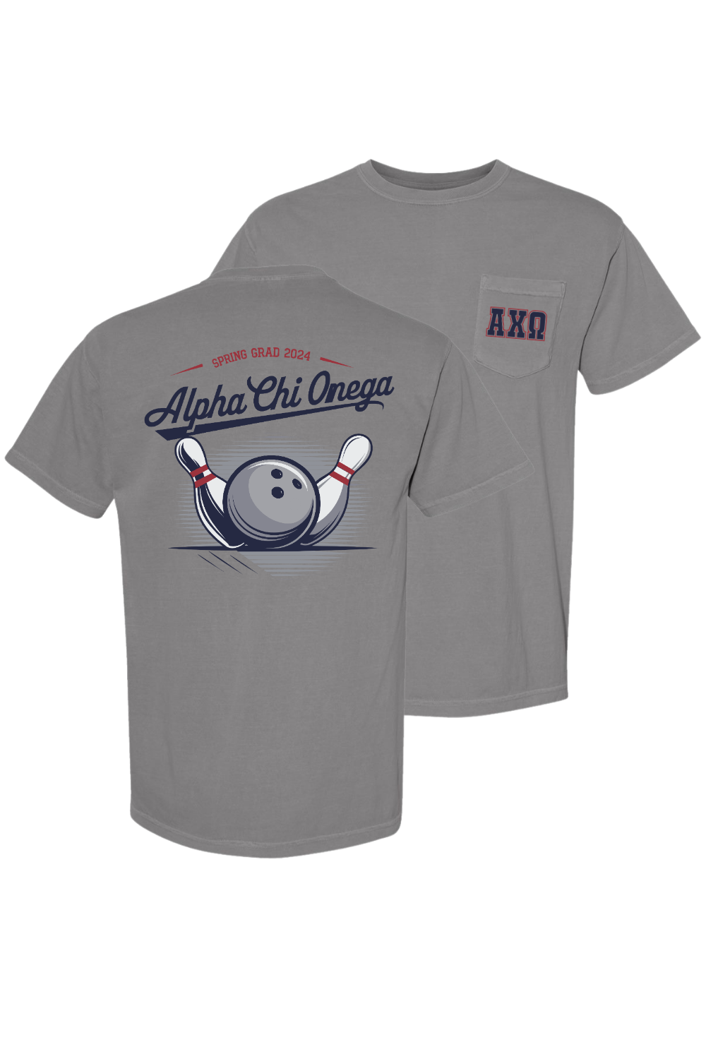 Custom Spring Grad Alpha Chi Omega