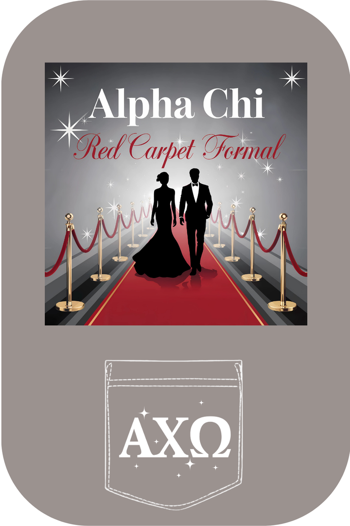 Custom Alpha Chi Red Carpet Formal