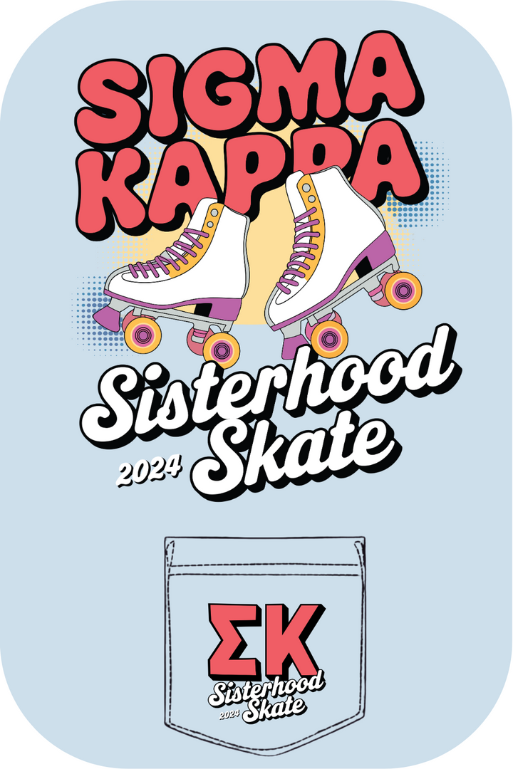 Custom Sigma Kappa Sisterhood Skate