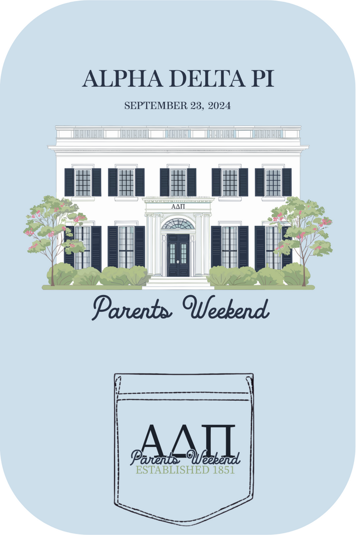 Custom Alpha Delta Pi Parents Weekend