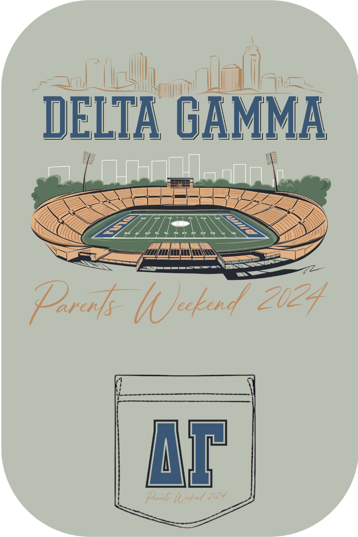 Custom Delta Gamma Parents Weekend