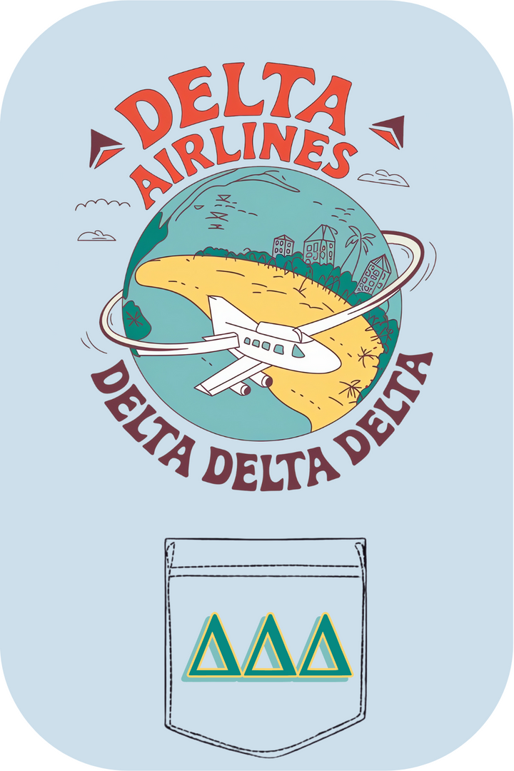 Custom Delta Airlines Delta Delta Delta