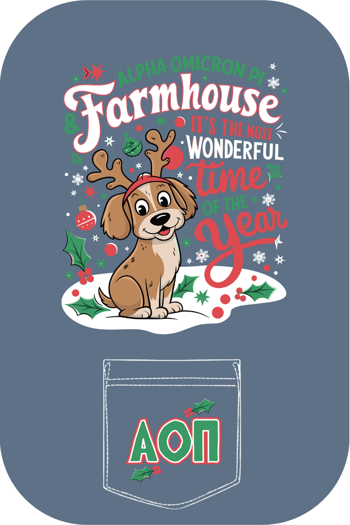 Custom Alpha Omicron Pi Farmhouse