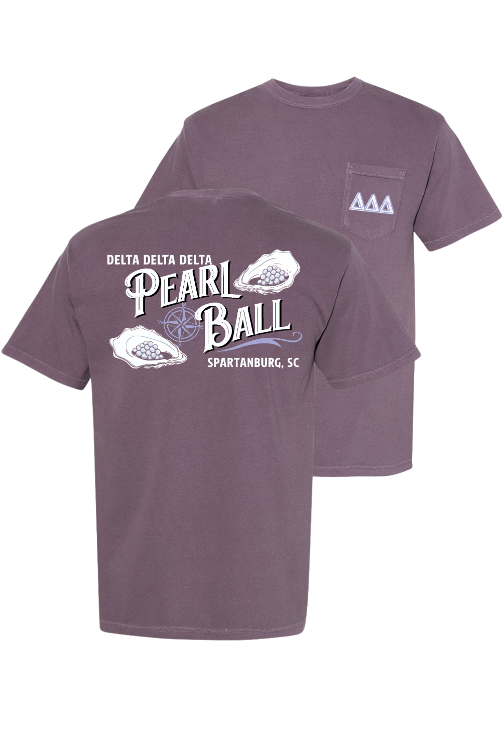 Custom Delta Delta Delta Pearl Ball