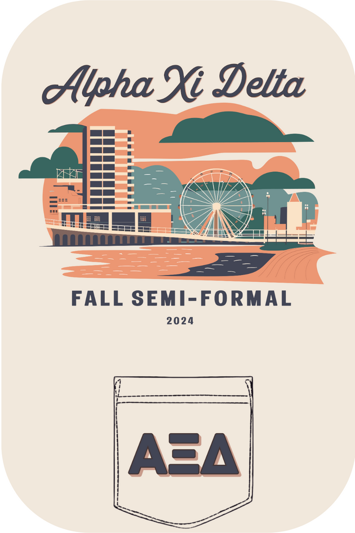 Custom Alpha Xi Delta Fall Semi Formal
