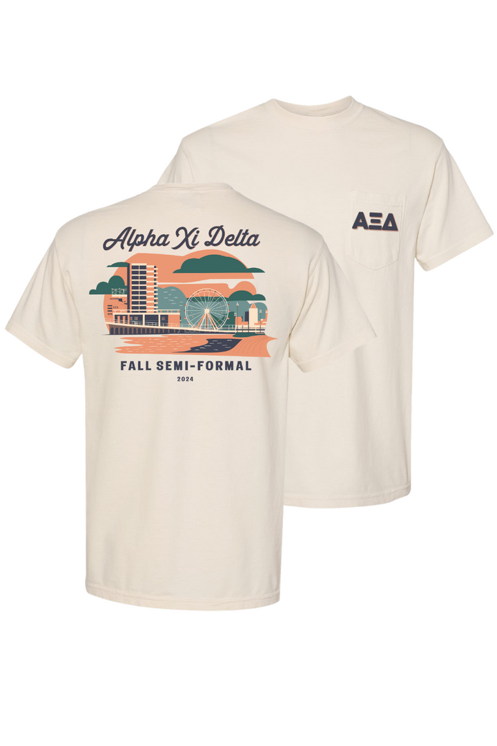 Custom Alpha Xi Delta Fall Semi Formal