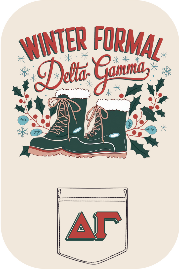 Custom Winter Formal Delta Gamma