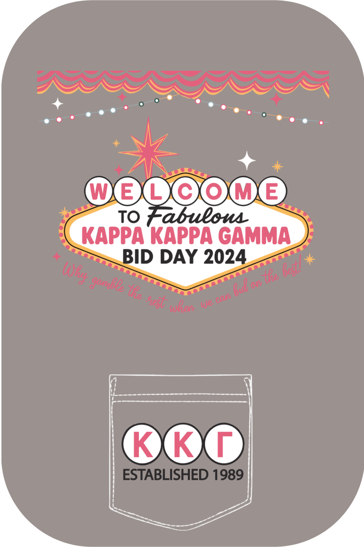Custom Fabulous Kappa Kappa Gamma Bid Day