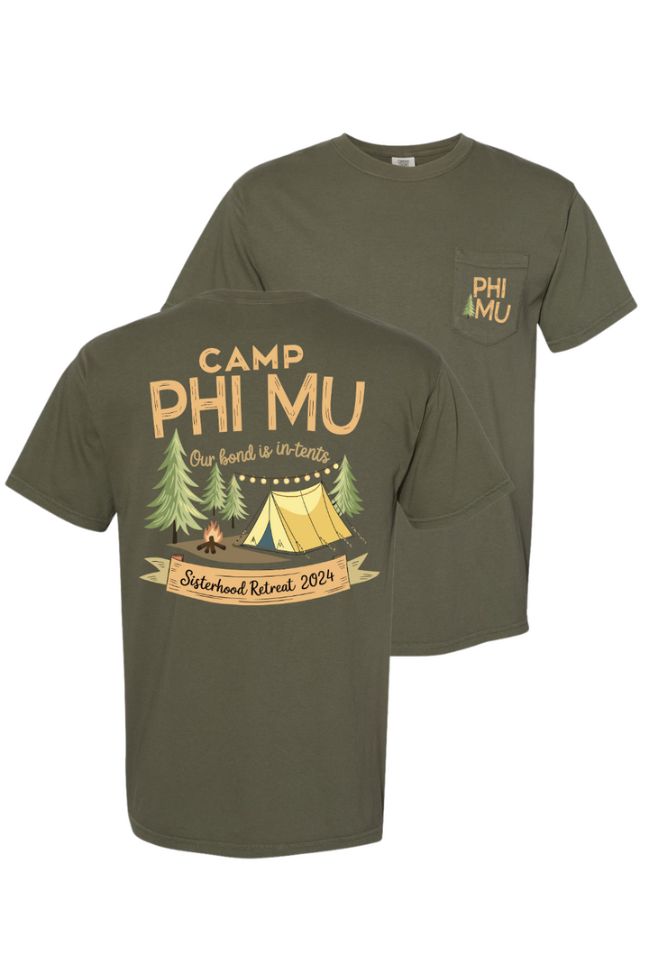 Custom Camp Phi Mu Our Bond Is In-tents