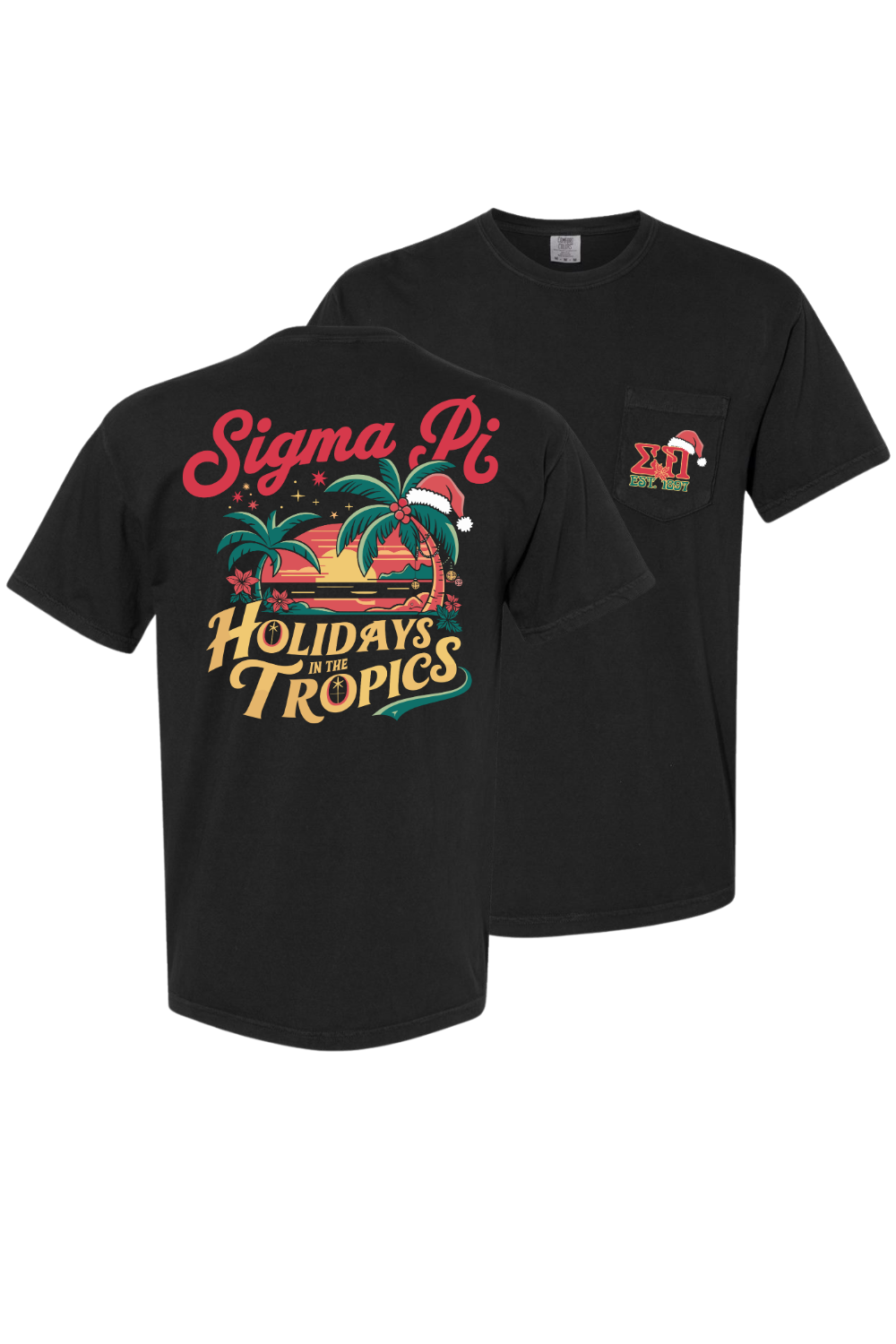 Custom Sigma Pi Holiday In Tropics