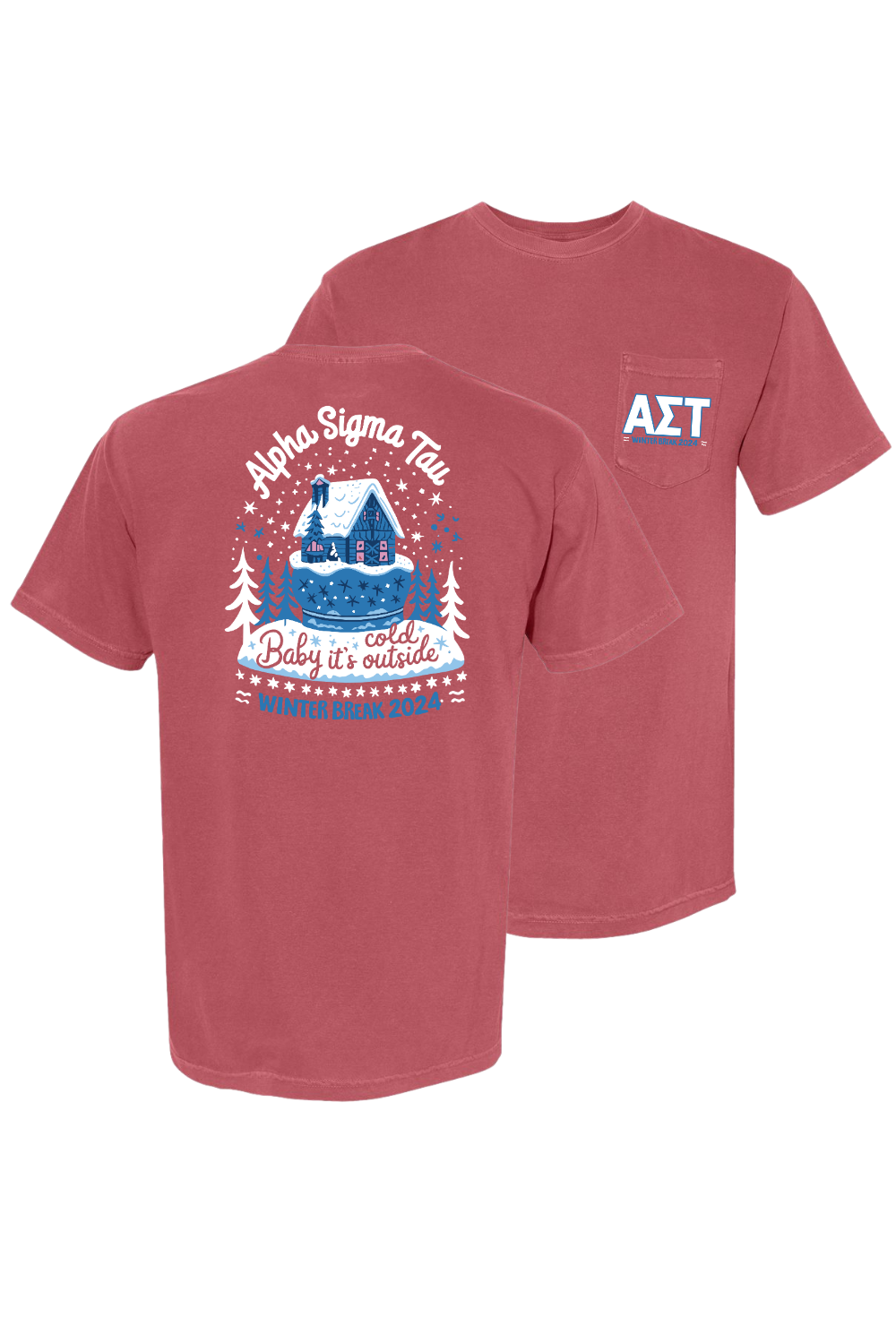 Custom Alpha Sigma Tau Baby It's Cold Outside