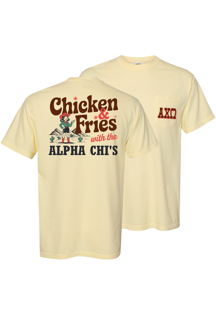 Custom Chicken & Fries With The Alpha Chi's