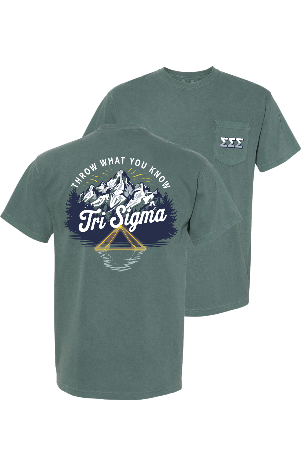 Custom Tri Sigma Throw What You Know