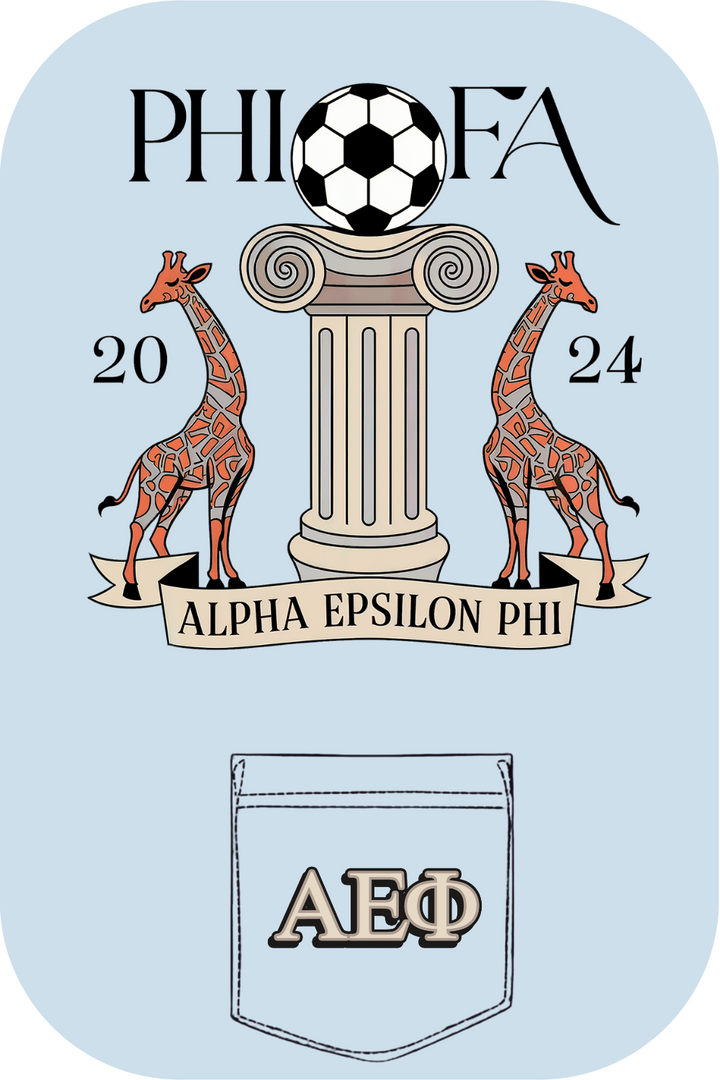 Custom Phi Fa Soccer Ball Alpha Epsilon Phi