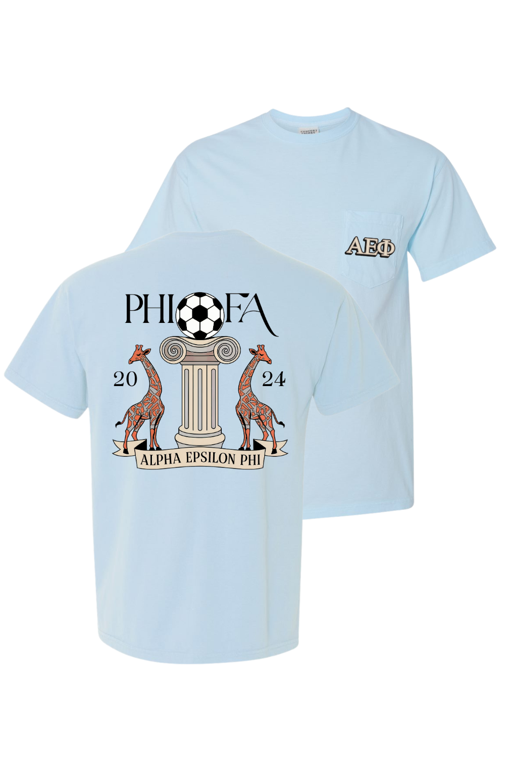 Custom Phi Fa Soccer Ball Alpha Epsilon Phi