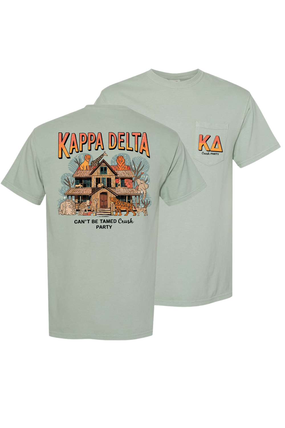 Custom Kappa Delta Can't Be Tamed Crush Party