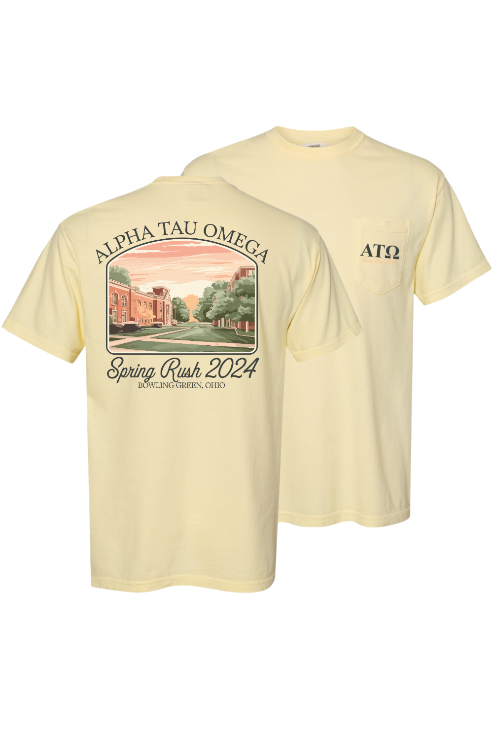 Custom Alpha Tau Omega Spring Rush