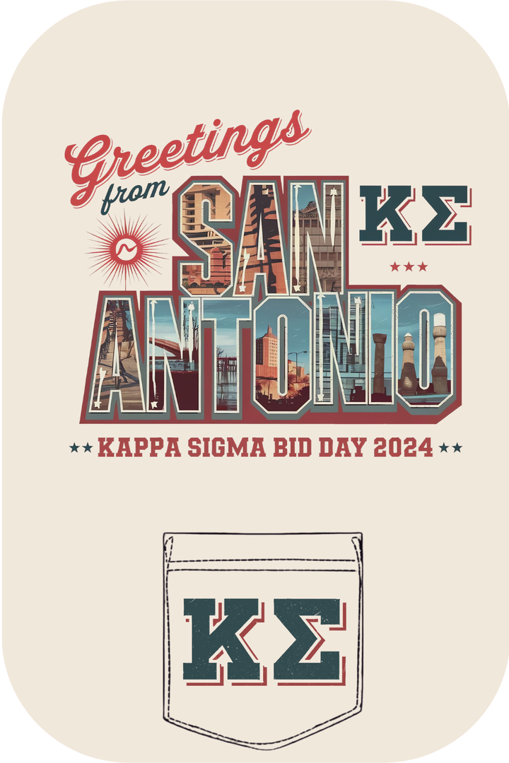 Custom Greetings From Kappa Sigma Bid Day