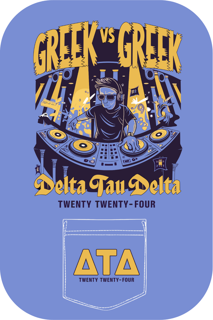 Custom Greek VS Greek Delta Tau Delta