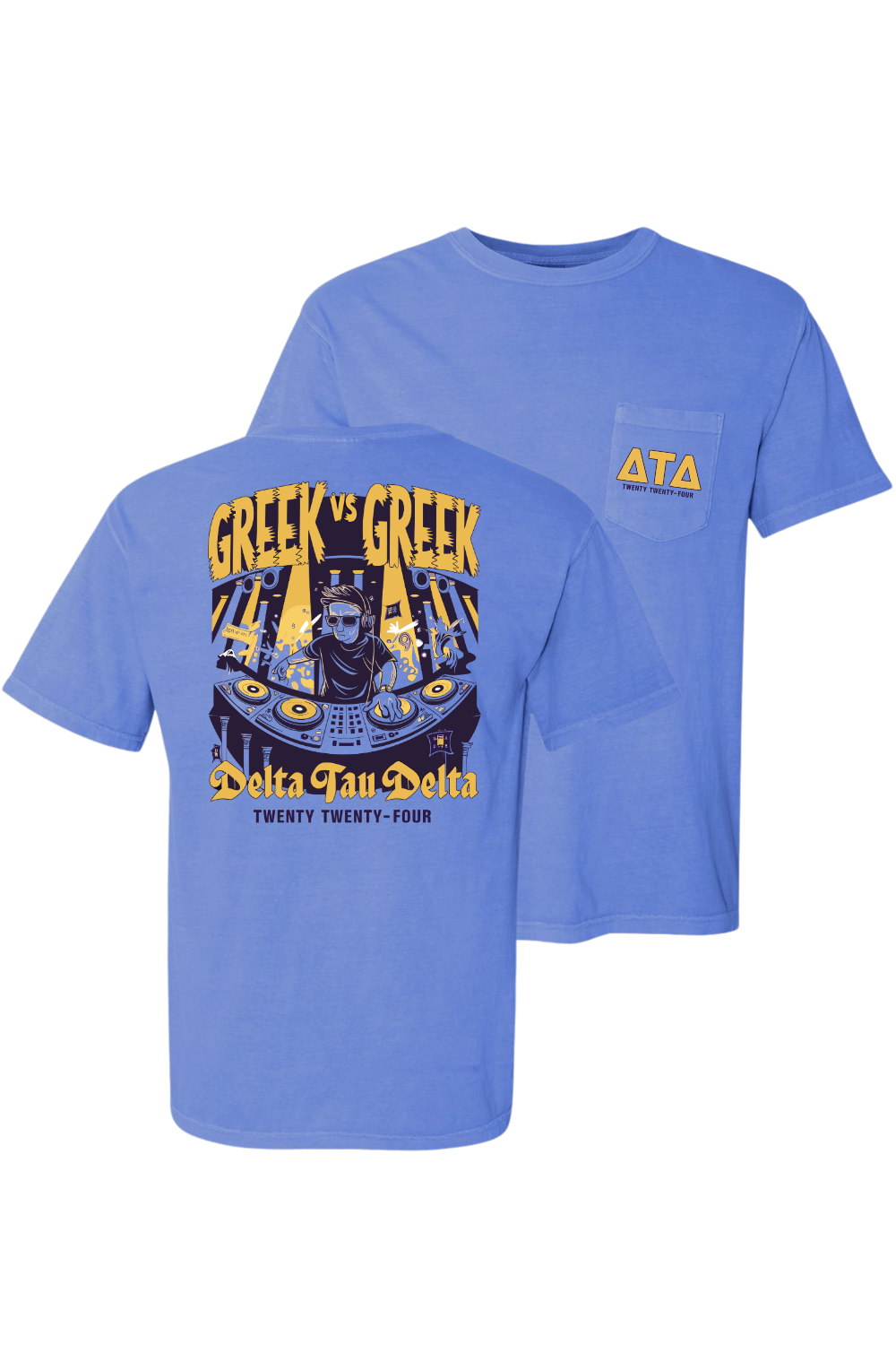 Custom Greek VS Greek Delta Tau Delta