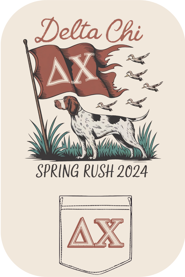 Custom Delta Chi Spring Rush