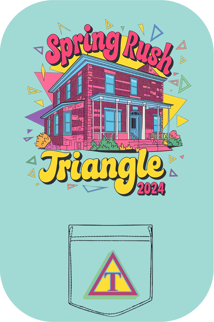 Custom Spring Rush Triangle