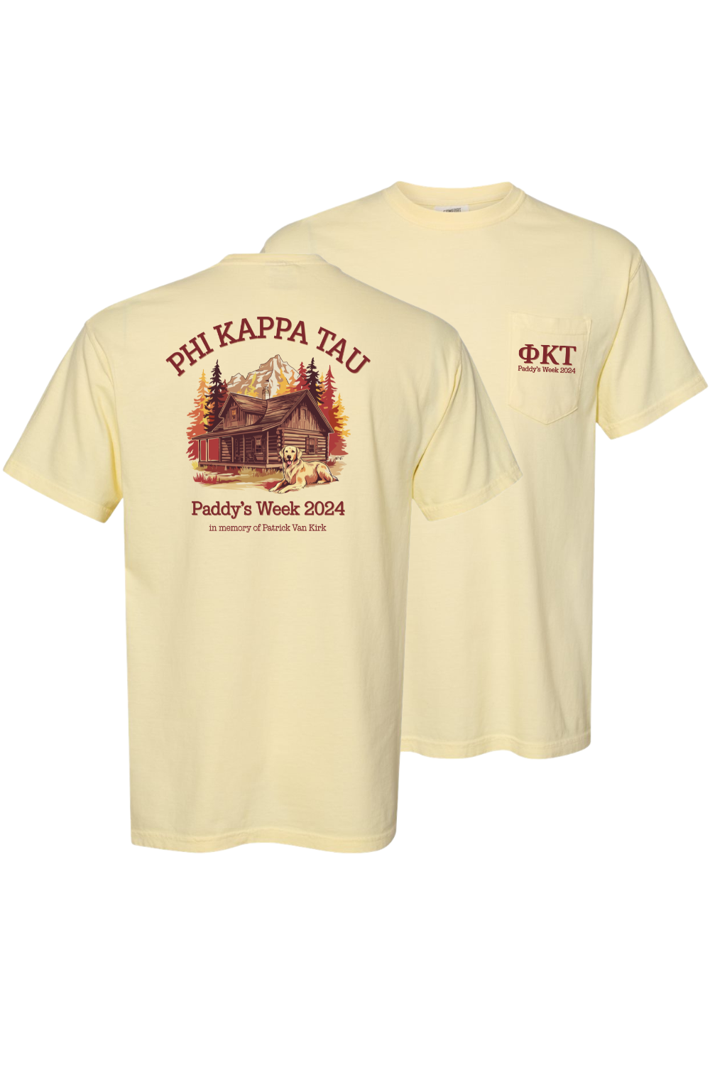 Custom Phi Kappa Tau Paddy's Week Dog Cabin