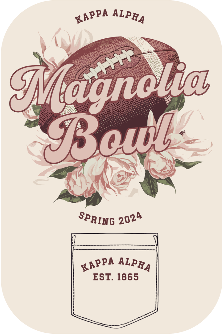 Custom Kappa Alpha Magnolia Bowl
