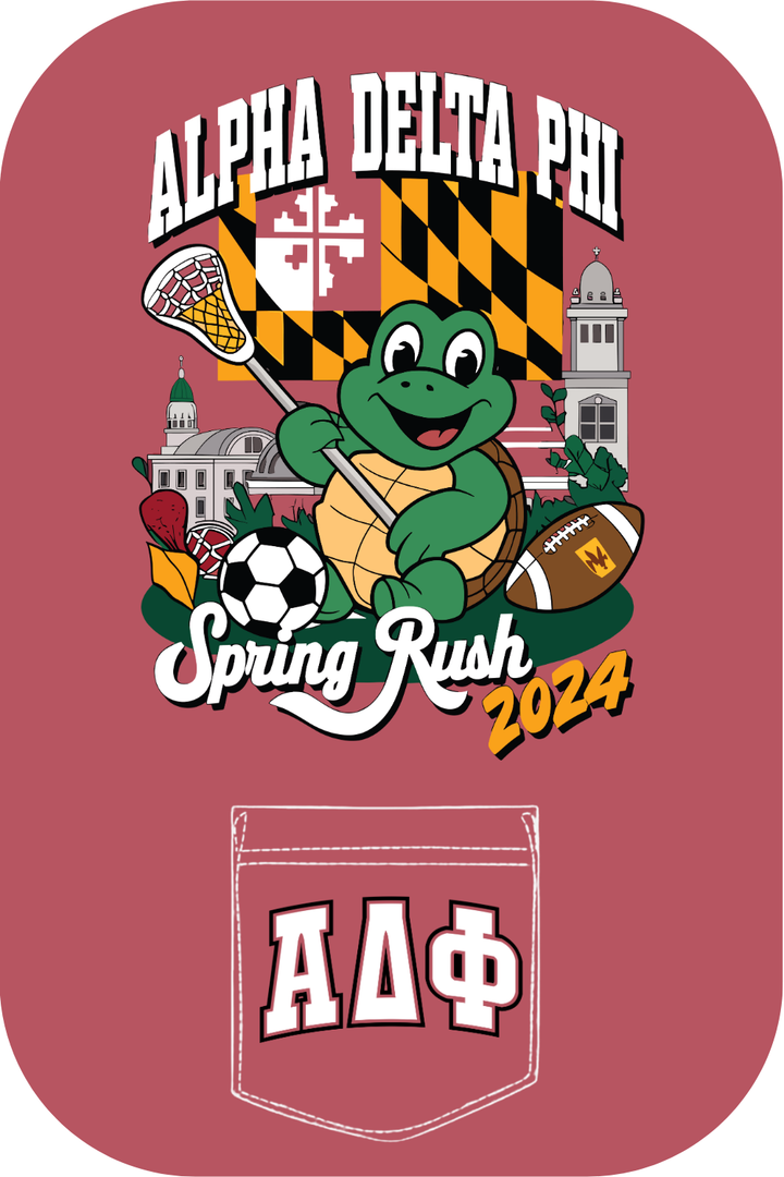 Custom Alpha Delta Phi Spring Rush