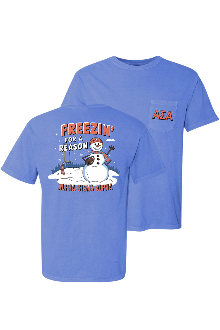 Custom Freezin' For A Reason Alpha Sigma Alpha