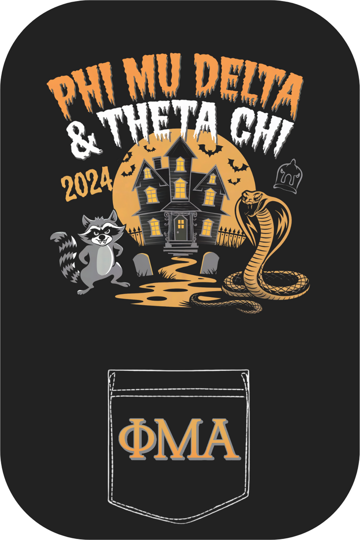 Custom Phi Mu Delta & Theta Chi Halloween