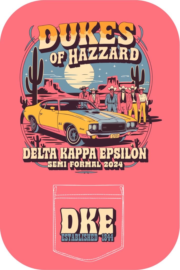 Custom Dukes of Hazzard Delta Kappa Epsilon