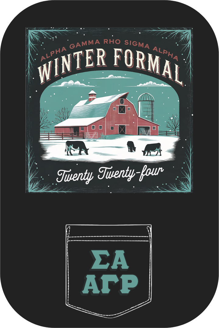Custom Alpha Gamma Rho Sigma Alpha Winter Formal