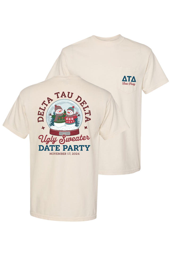 Custom Delta Tau Delta Ugly Sweater Date Party