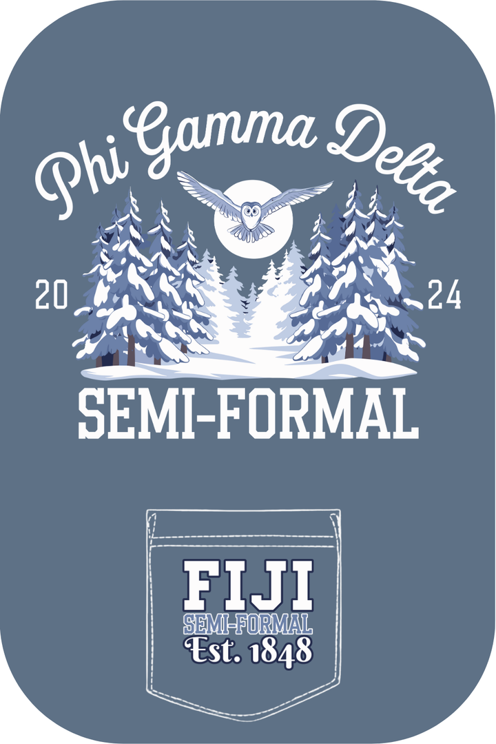 Custom Phi Gamma Delta Semi Formal